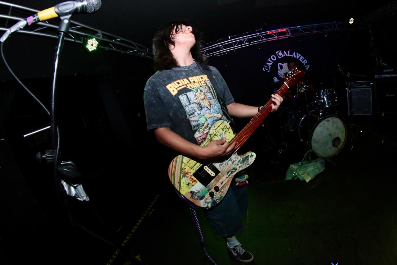 Skatecaster siendo utilizada en vivo